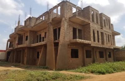 24 rooms uncompleted building for sale at Old Ashongman